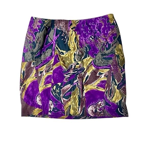 Marni Purple Abstract Skirt 42 (U.S. S, 6 or 8) - Picture 2 of 4